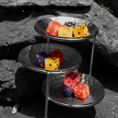 MCHEZO - CUSTOM PAIR OF BEADED DICE