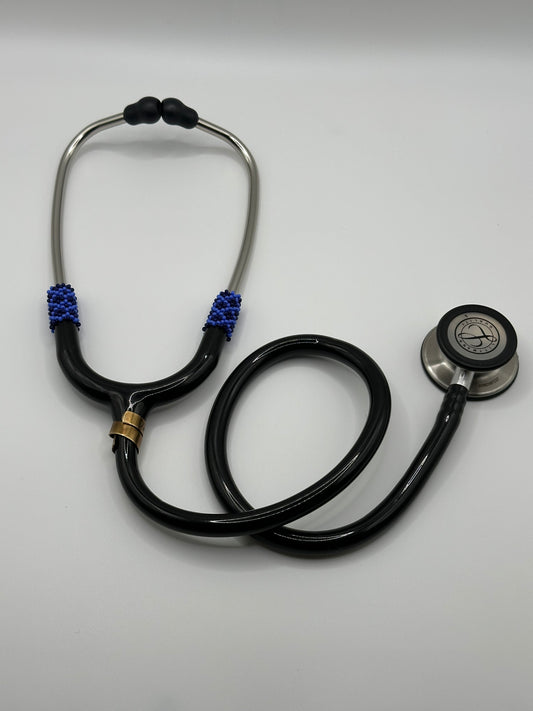 Beaded Stethoscope Tube Charm 1 Set (2 pieces)