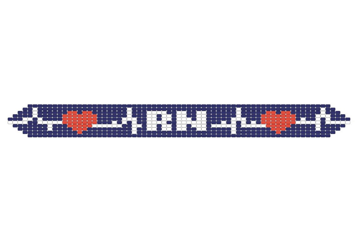 RN Pulse Beaded Lanyard