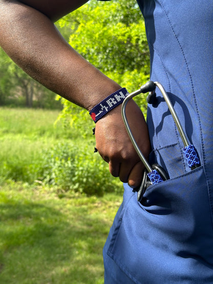 Beaded Stethoscope Charms