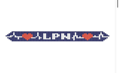 LPN Pulse Beaded Bracelet